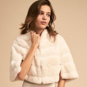 Betsey Johnson Ivory Armitage Jacket (Shawl Cape)